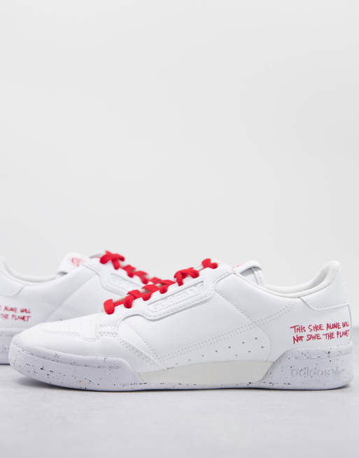 Adidas continental 80 clearance scarlet