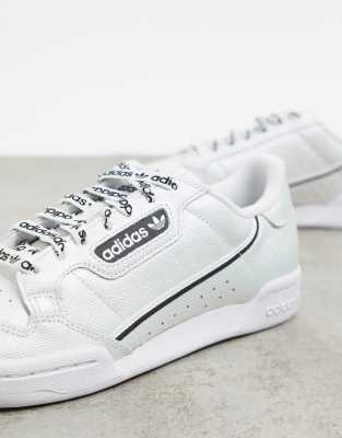 adidas originals black continental 80 trainers