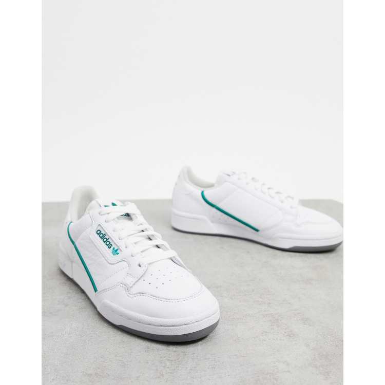 Adidas continental 80 collegiate on sale green