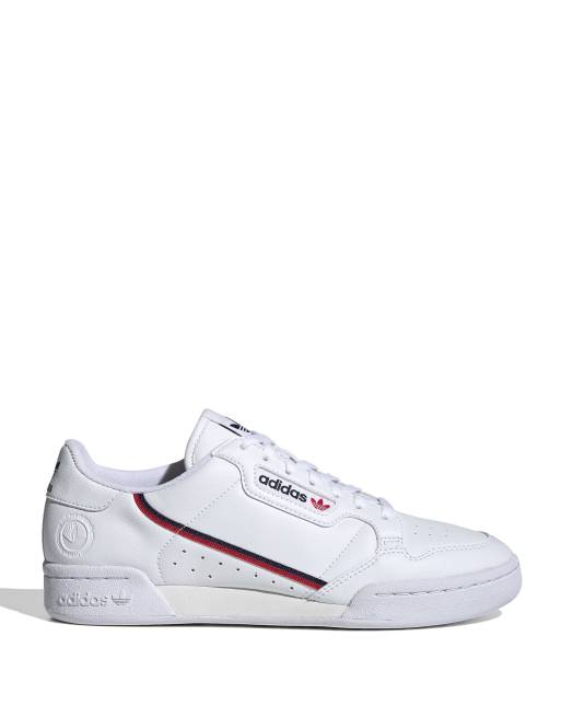 adidas gazelle silver green womens adidas Originals Continental 80 Glow Pink White Trainers  Awesome Shoes