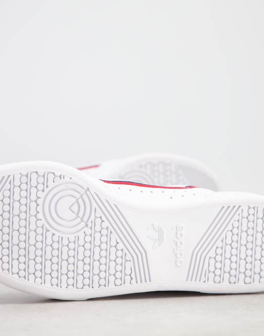 Adidas white continental best sale