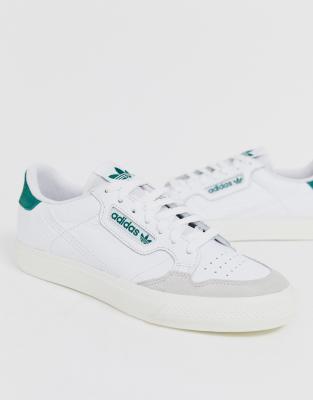 adidas continental white and green