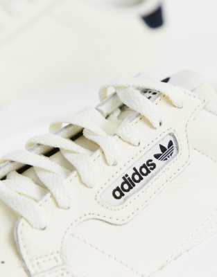 adidas original continental 80 vulc sneakers in off white leather