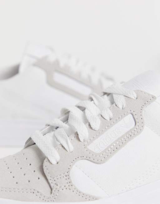 Adidas originals continental 80 best sale vulc sneaker in white