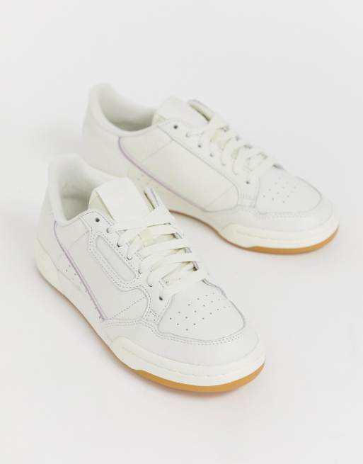 Witte adidas sneakers continental 80 cheap