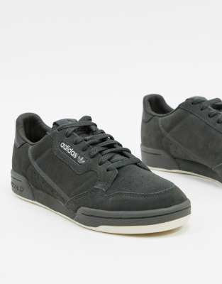 adidas continental 80 black suede