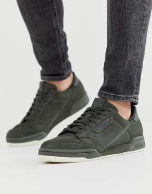 adidas continental 80 black suede