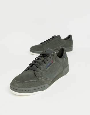 adidas continental 80 khaki suede