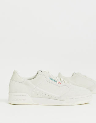 adidas continental 80 suede white