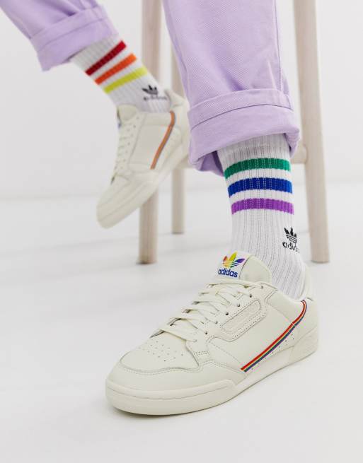adidas Originals continental 80s pride sneakers | ASOS
