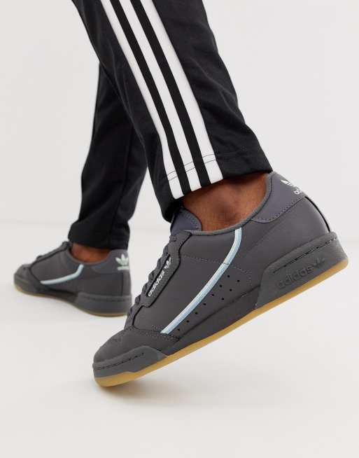 Adidas originals continental 80's trainers sales in blue b41673