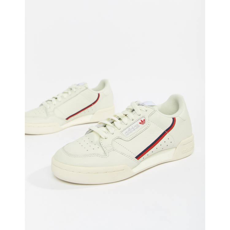 Adidas Continental 80 in Off-White. Not hyped, but I like them a