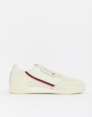 adidas originals continental 80s sneakers in triple white