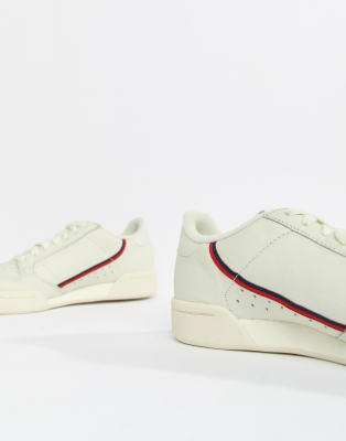 adidas originals continental 80s sneakers in triple white