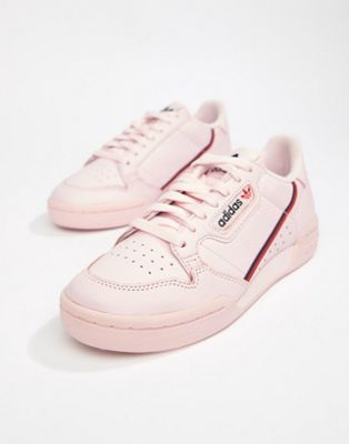 adidas originals continental 80's sneakers in pink