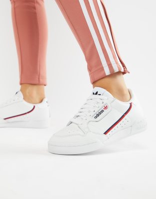 adidas originals continental 80 sneakers in white