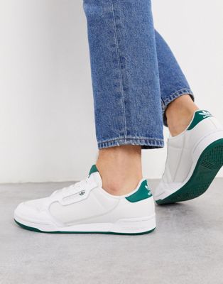 adidas originals continental 80's sneakers in white
