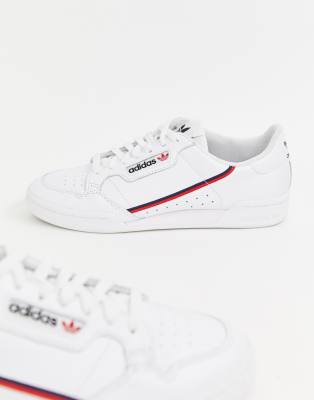 adidas originals continental 80 sneakers in white