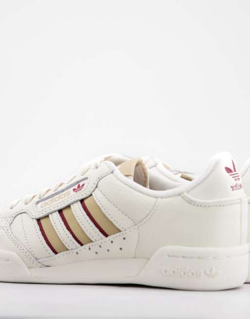 Adidas continental 80 white 2024 gold