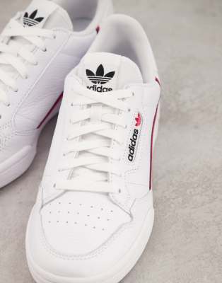 adidas originals continental 80's sneakers in white