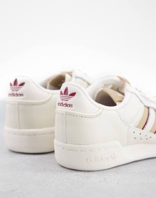 adidas originals continental 80's sneakers in white