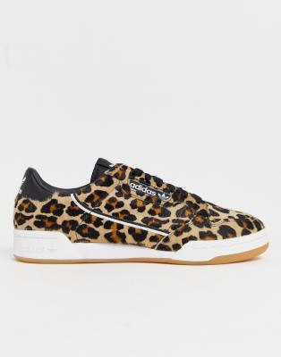 adidas leopard continental 80
