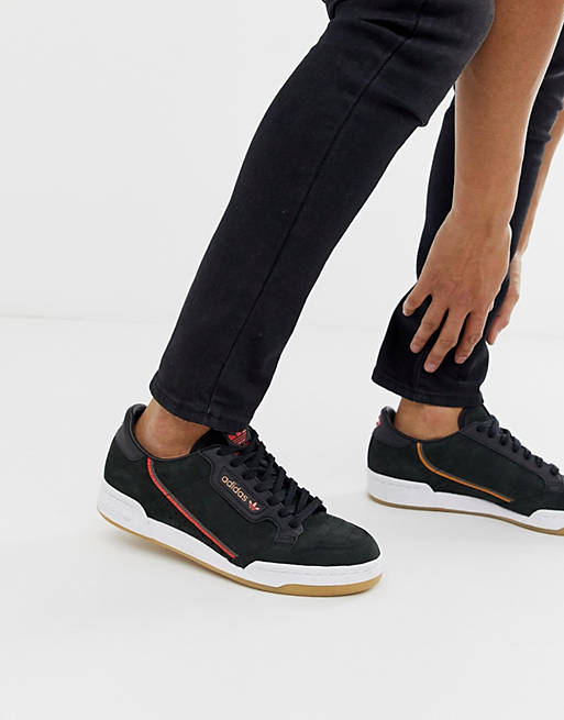 Ongoing At risk Green background adidas Originals Continental 80's TFL Central Bakerloo Line sneakers in  black | ASOS