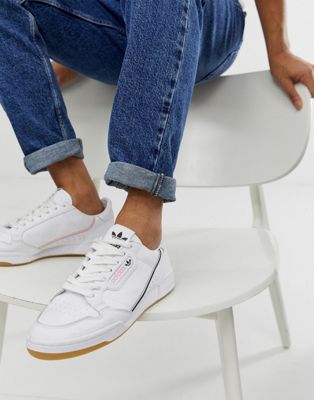 adidas continental 80 with jeans