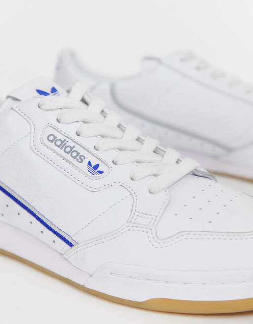 Adidas originals continental hot sale 8's trainers in blue