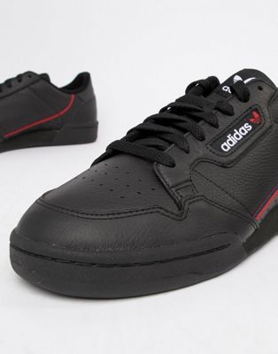 adidas originals continental 80's trainers in black b41672