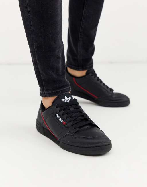 adidas Originals continental 80 s trainers in black ASOS