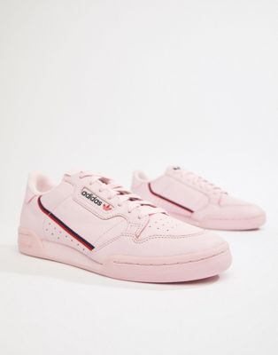 adidas continental 80 pink suede