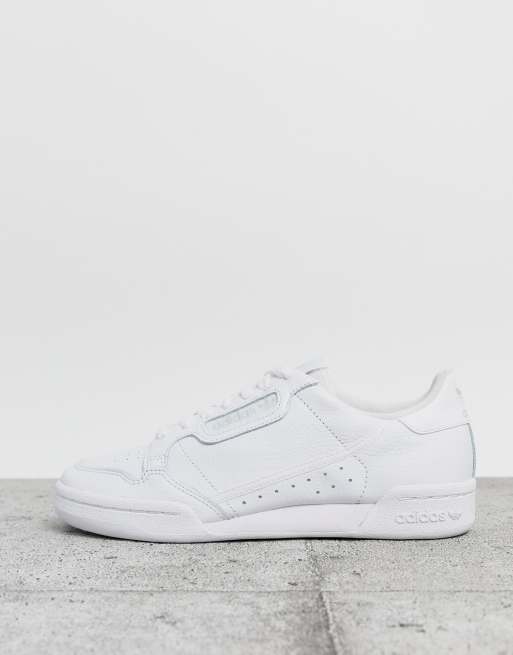 Adidas continental shop 80 triple white