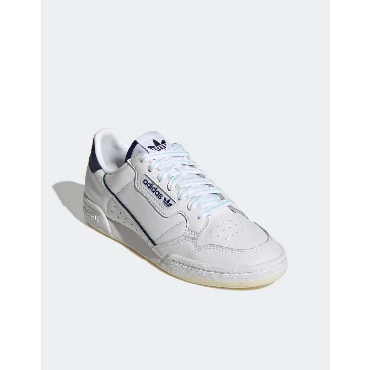 adidas continental 80 white blue
