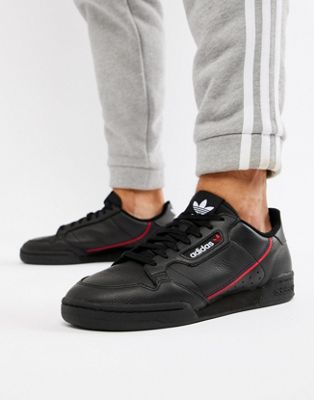 adidas Originals - Continental - Sneaker stile anni '80 nere B41672 | ASOS