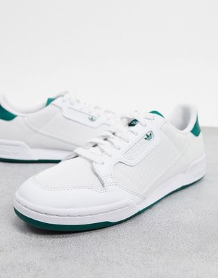 adidas Originals - Continental - Sneakers anni '80 di tela bianche | ASOS