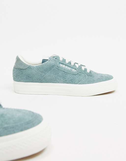 adidas Originals Continental Vulc Baskets Vert ASOS