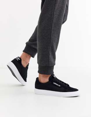 adidas continental vulc shoes black