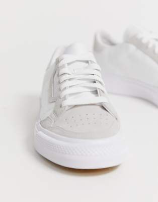 adidas originals continental vulc sneakers in white