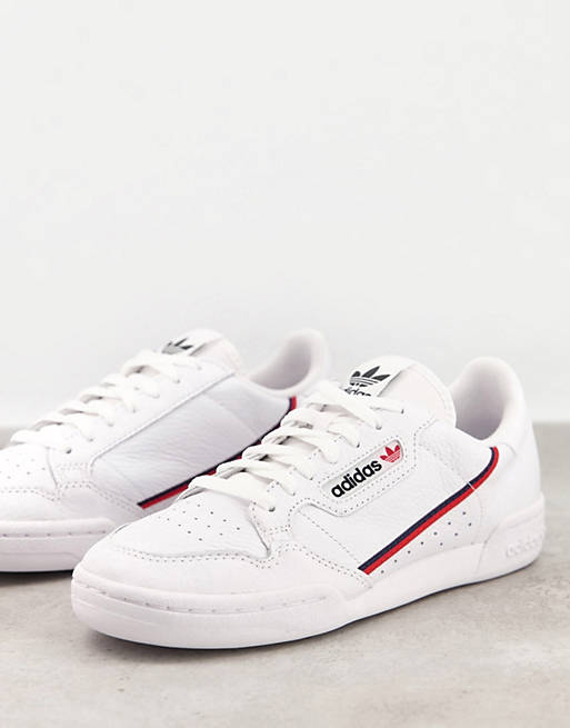 adidas Originals – Continental – Weiße Sneaker im Stil der 80er Jahre