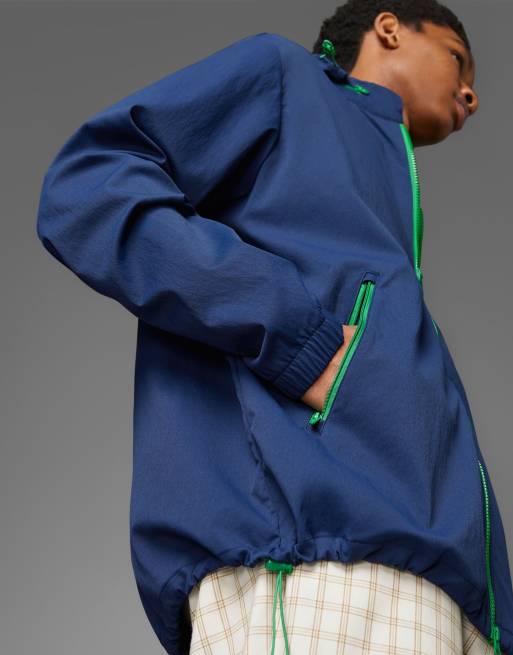 adidas Originals convertible golf hooded jacket in night