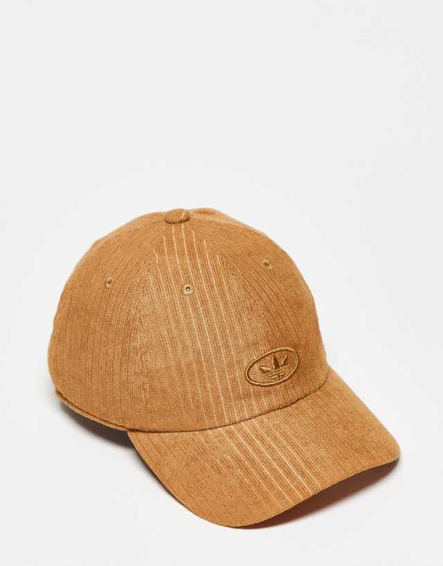 adidas Originals cord cap in brown