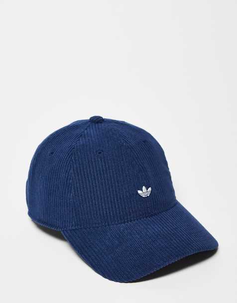 adidas Originals corduroy baseball cap in navy - view 1