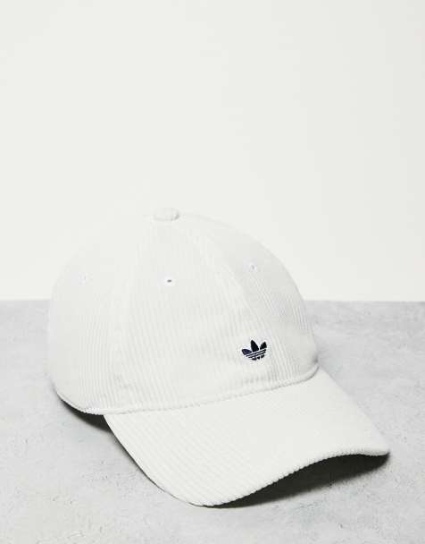 adidas Originals - Corduroy baseballpet in wit - view 1