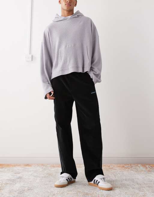 adidas Originals Corduroy pants in black / grey six