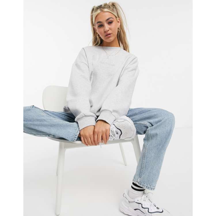 adidas Originals Cosy Comfort oversized sweatshirt in grey