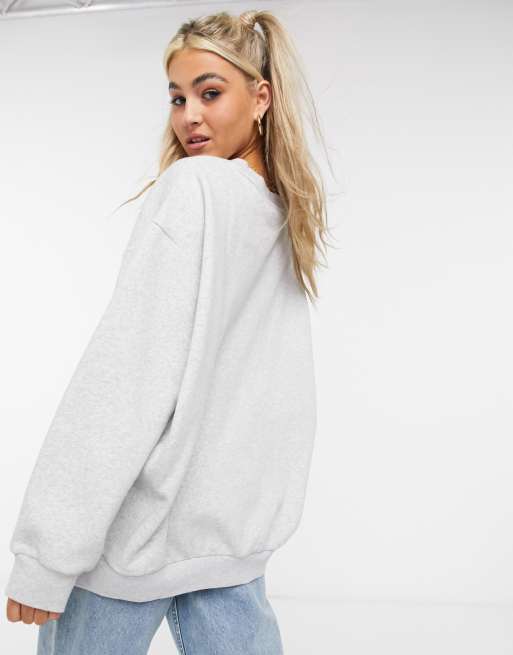 adidas Originals Cosy Comfort oversized sweatshirt in grey