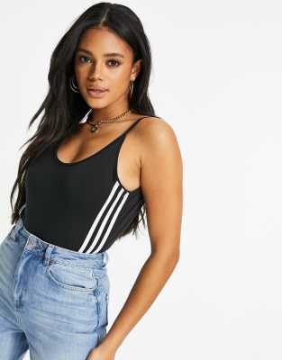 adidas Originals cotton bodysuit in black | ASOS