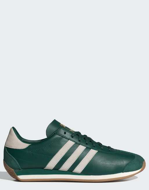 adidas Originals – Country OG – Schuhe in Collegiate Green / Chalk White
