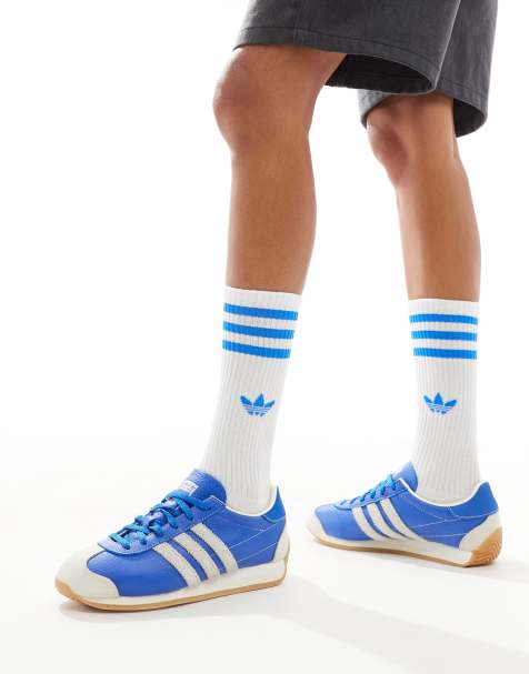 adidas Originals Country OG sneakers in blue and white - view 1